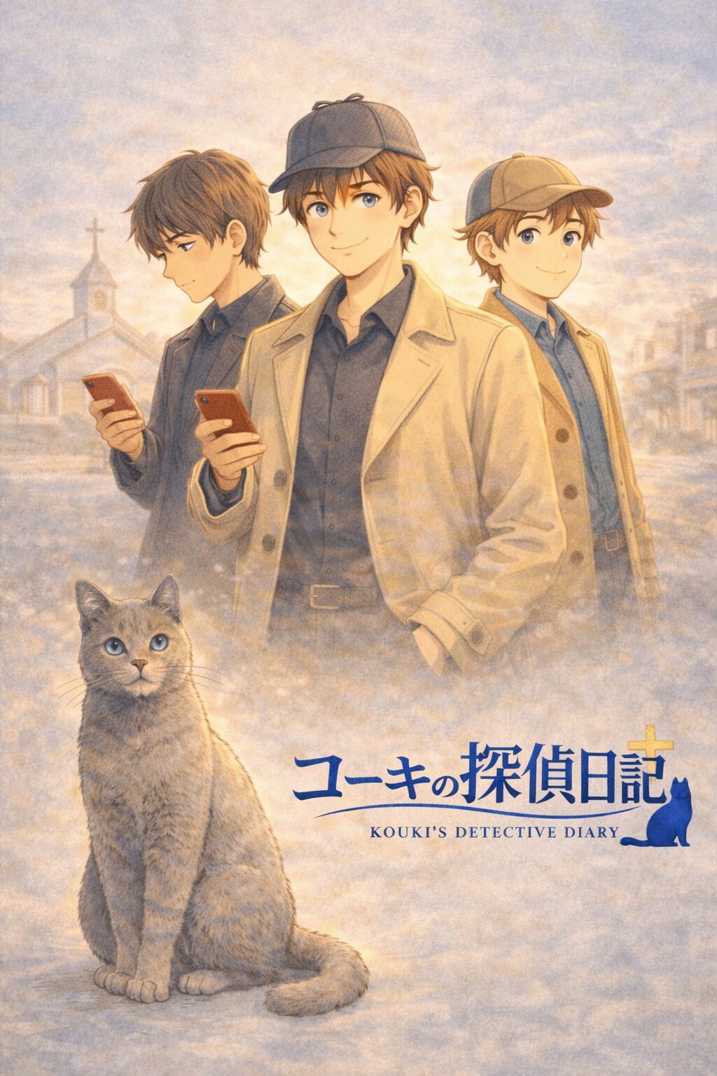 コーキの探偵日記のメインビジュアル（コーキとルリ）