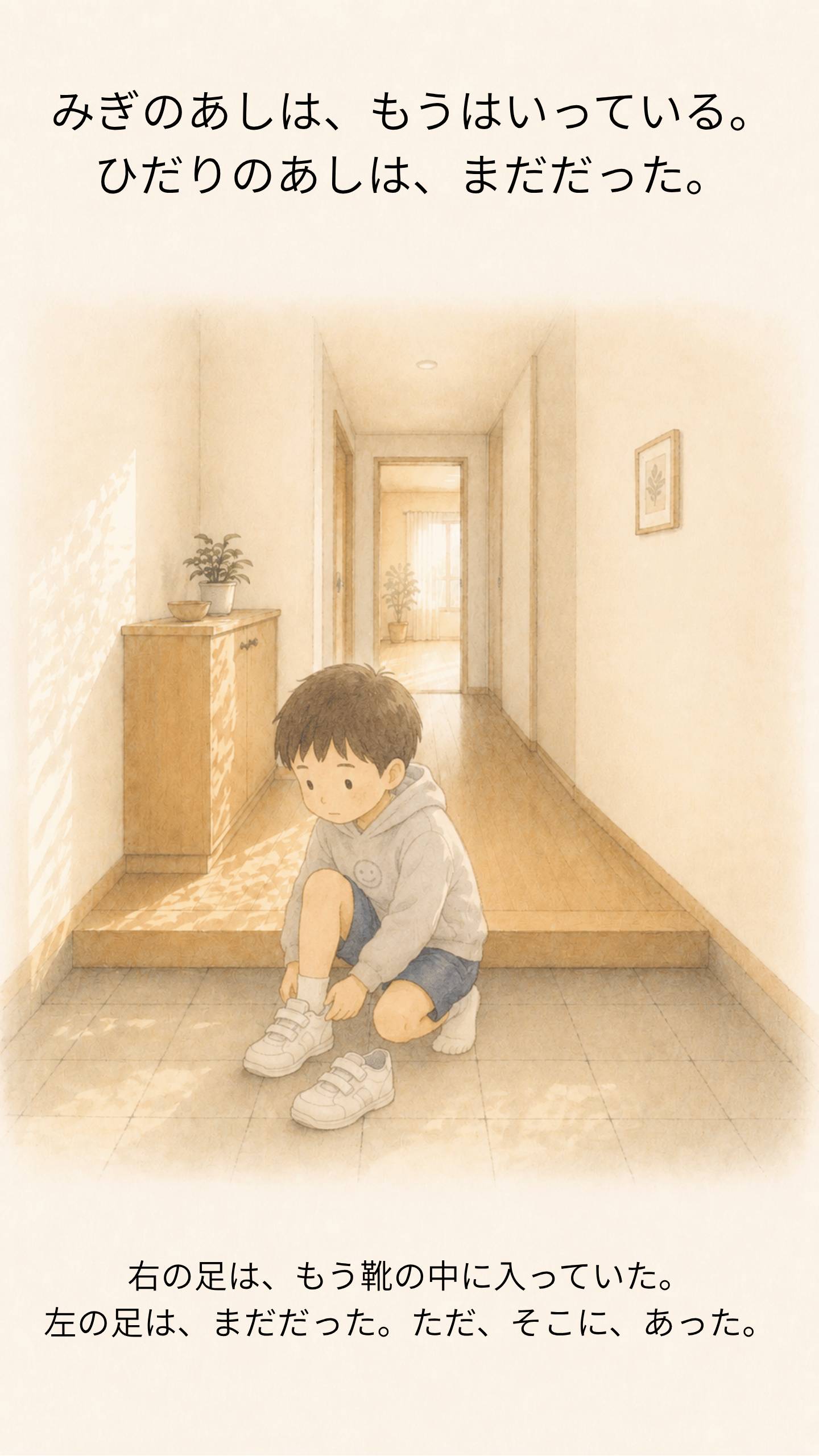 ルリが立ち上がって、しっぽをふる