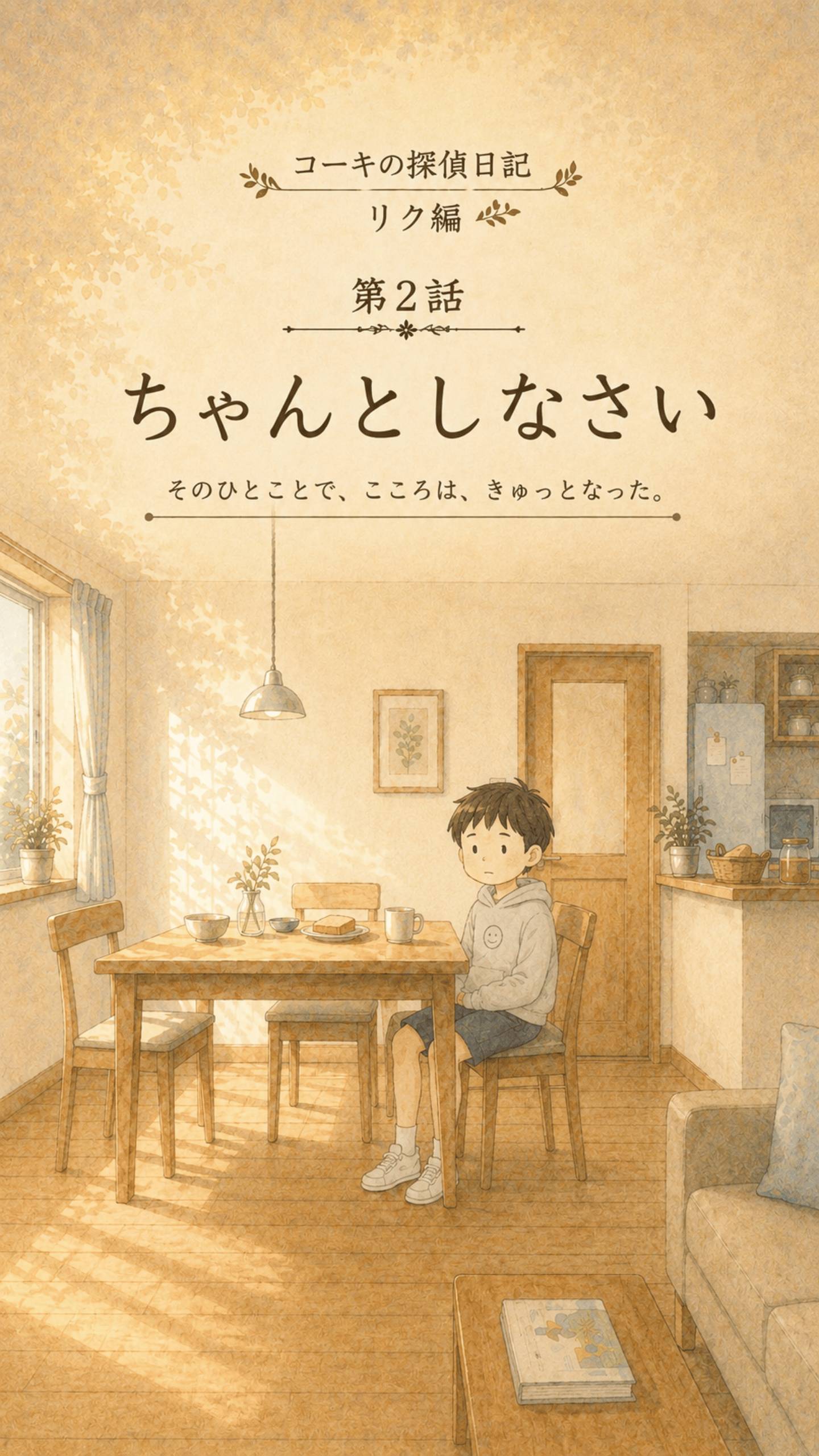 リク編 第2話「ちゃんとしなさい」表紙