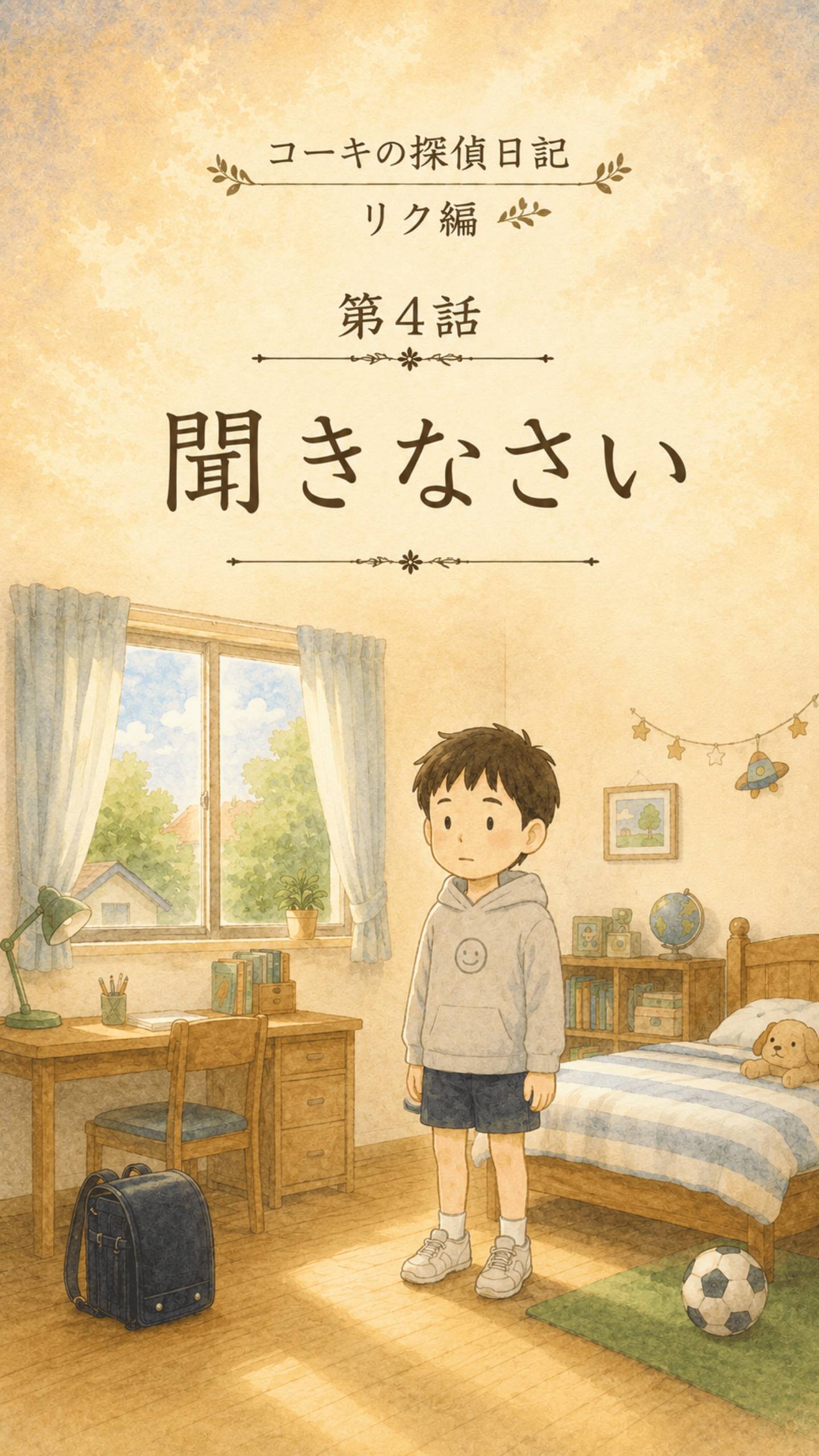 表紙｜コーキの探偵日記 リク編 第4話「聞きなさい」