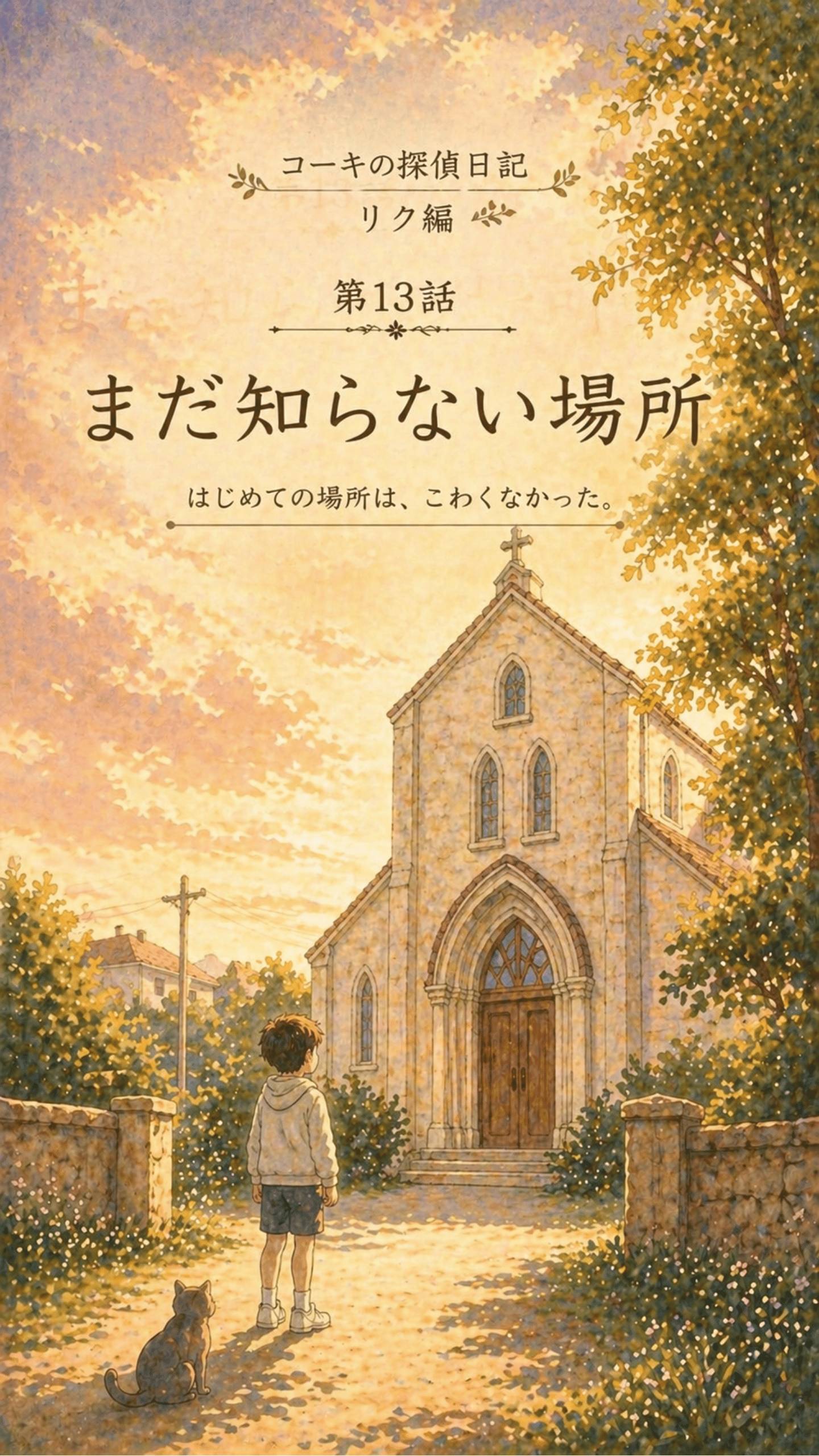 表紙｜コーキの探偵日記 リク編 第13話「まだ知らない場所」