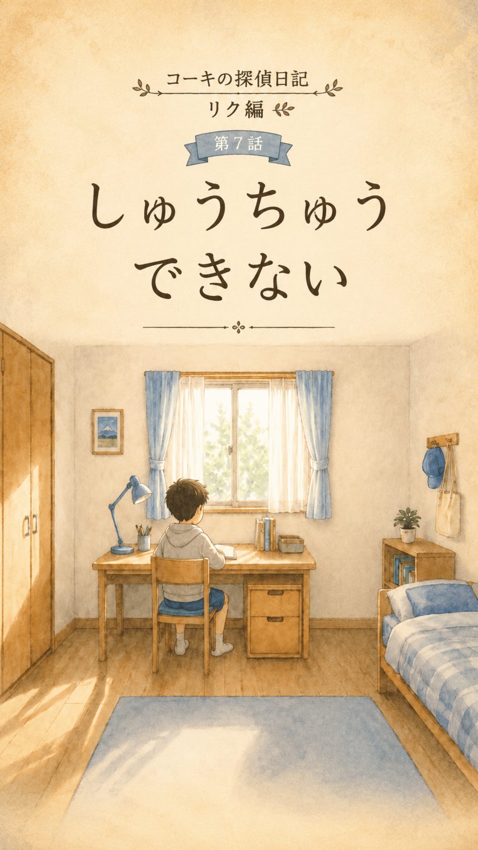 表紙｜コーキの探偵日記 リク編 第7話「集中できない」