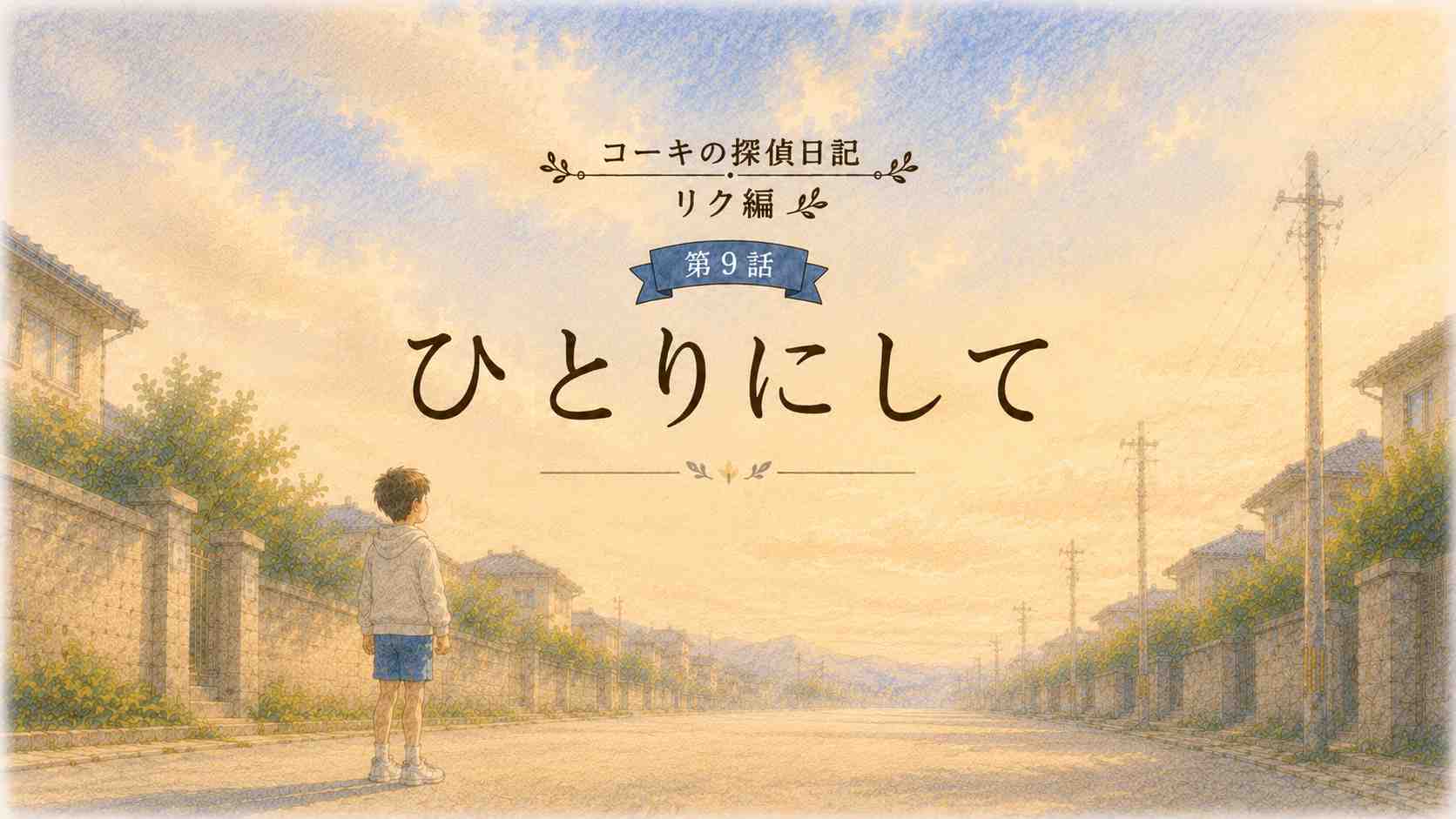 コーキの探偵日記 リク編 第9話「ひとりにして」アイキャッチ