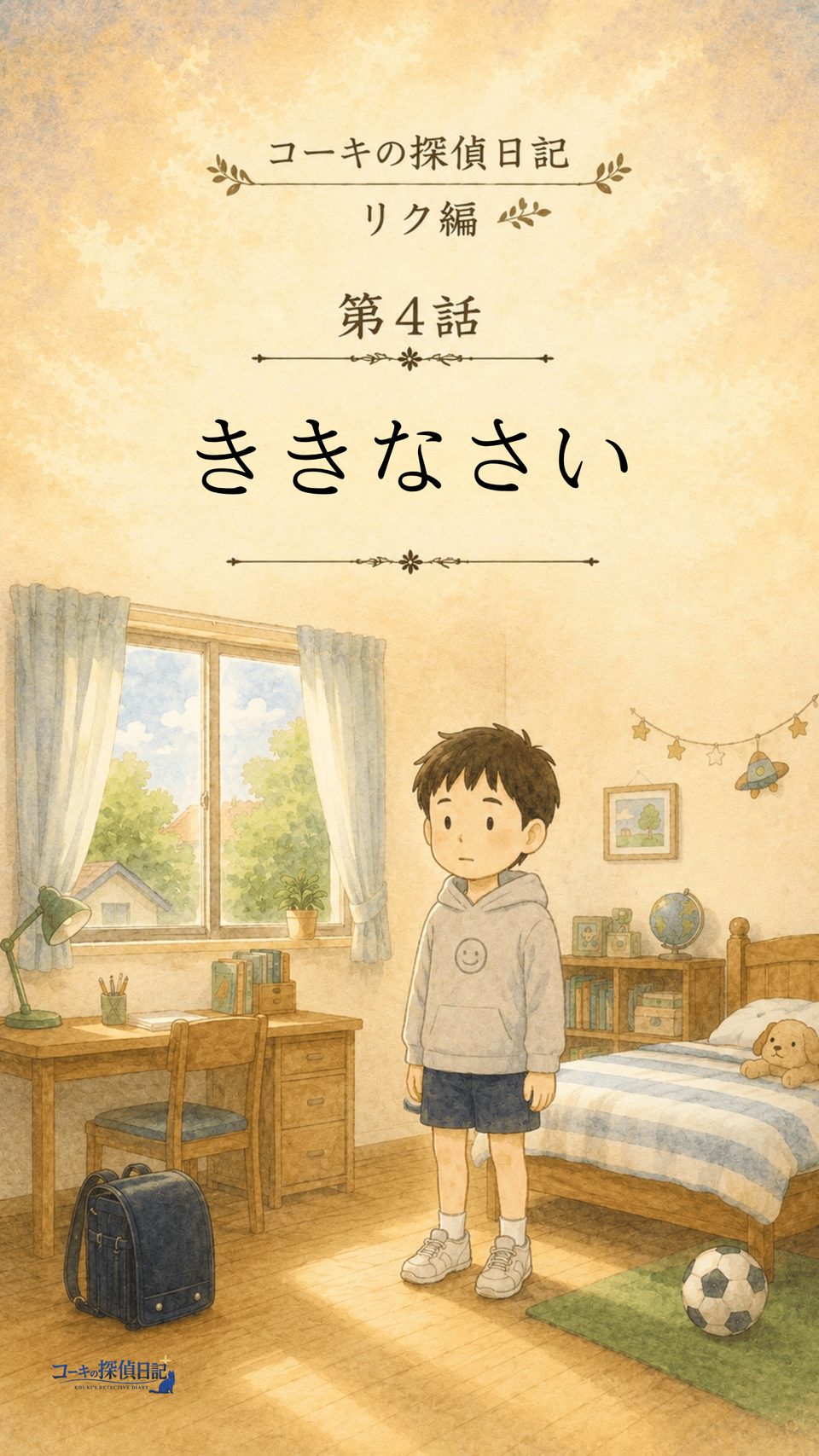 表紙｜コーキの探偵日記 リク編 第4話「聞きなさい」